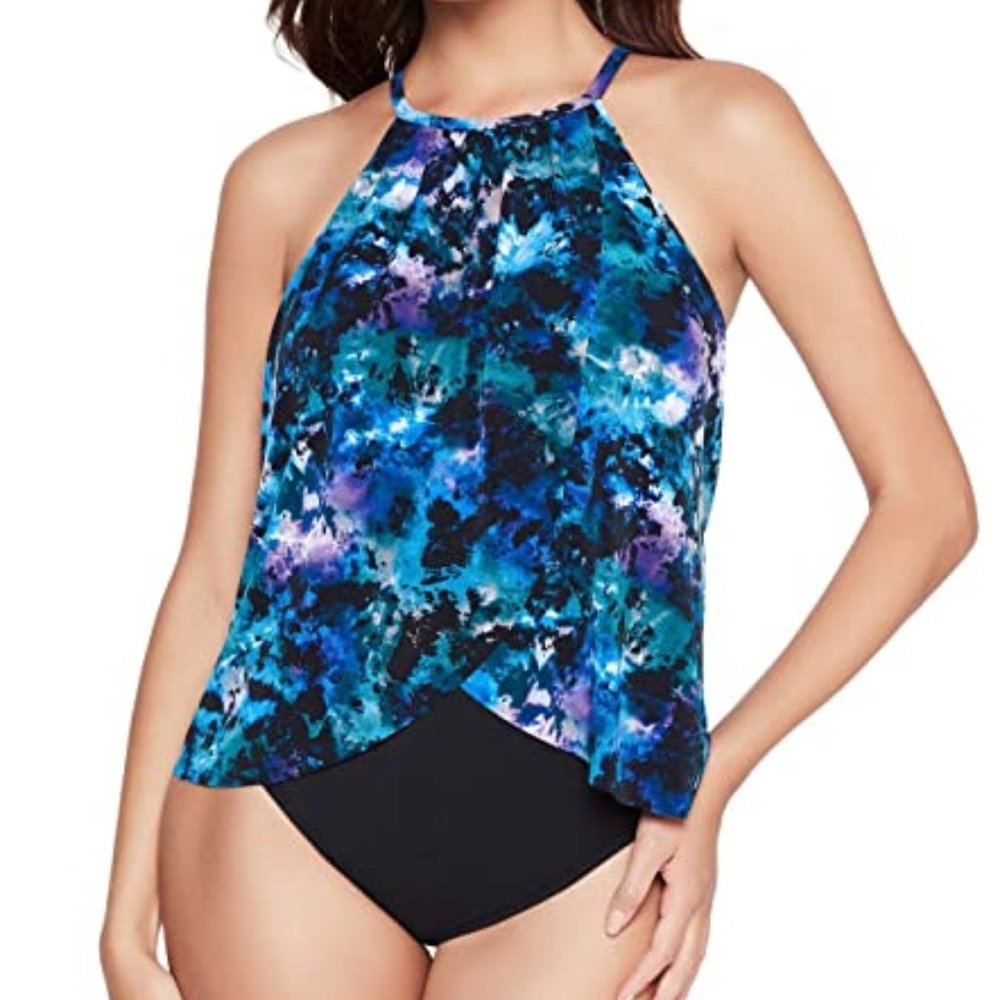 Magicsuit Peace Out Aubrey One-Piece Swimsuit  Size 10